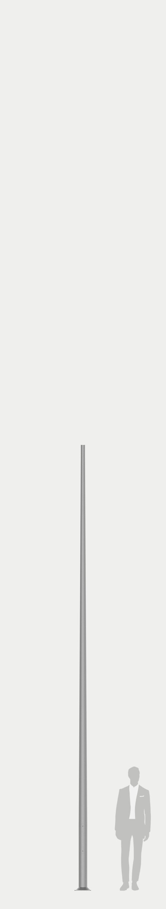 Product: SAL- 6 SŁUP ALUMINIOWY 6M ANODOWANY GRAFITOWY (FUND.B-50/Z-50)