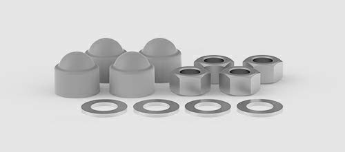 Elementy złączne M18 z kapturkami szarymi